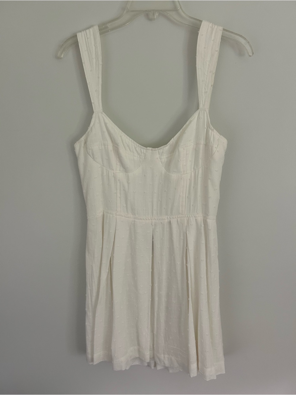 Aqua White Mini Dress
